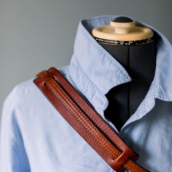 Leather Handmade Saddle Bag - Burgundy  - UNIQUE - Picture 9 of 15